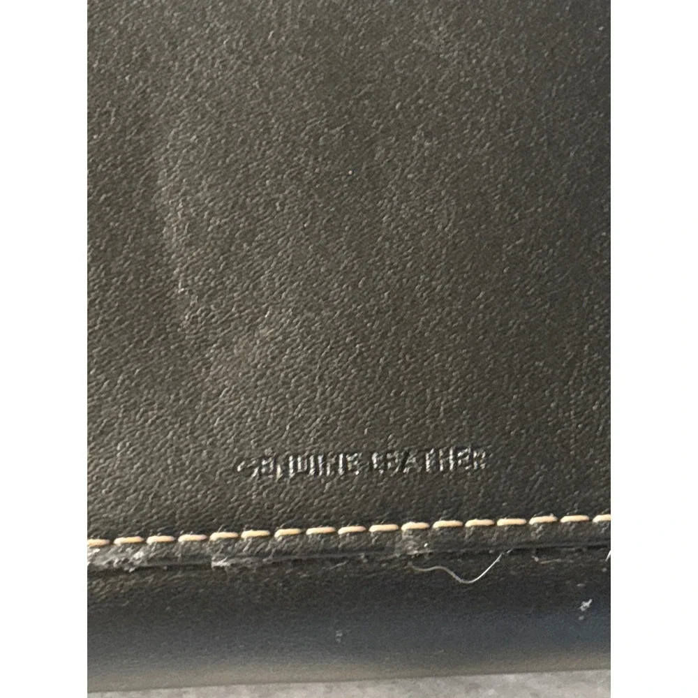 Unbranded Genuine‎ Leather  Wallet Women OS Black Good Kiss Lock Organizer